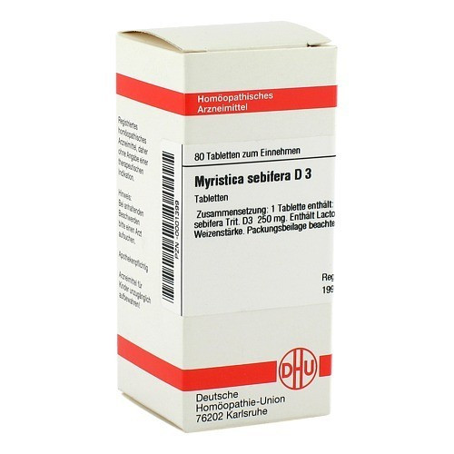 MYRISTICA SEBIFERA D 3 Tabletten