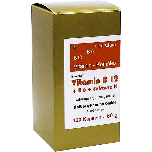 VITAMIN B12+B6+Fols&auml;ure Komplex N Kapseln