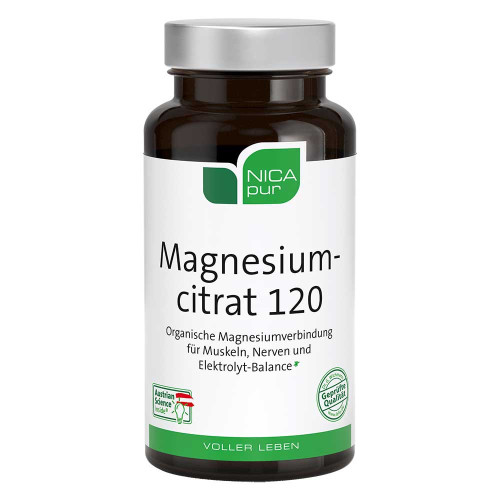 NICAPUR Magnesiumcitrat 120 Kapseln