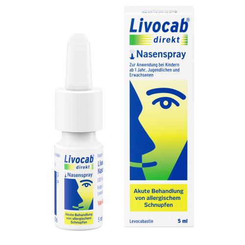Livocab direkt Nasenspray bei Allergie