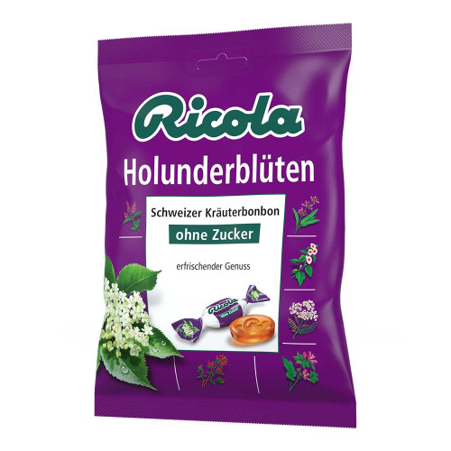 RICOLA o.Z.Beutel Holunderbl&uuml;ten Bonbons