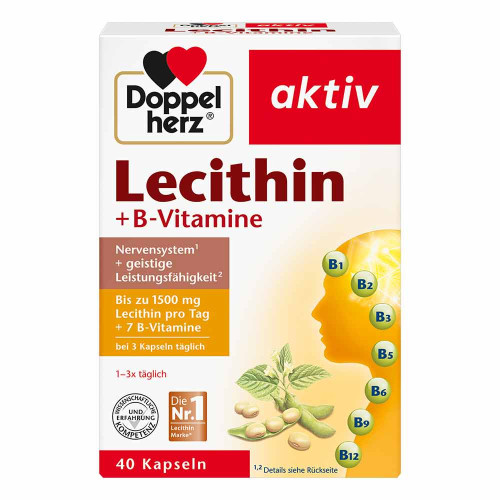 DOPPELHERZ Lecithin+B-Vitamine Kapseln