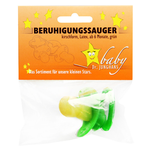 BERUHIGUNGSSAUGER kirschf.Lat.ab 6 M.gr&uuml;n