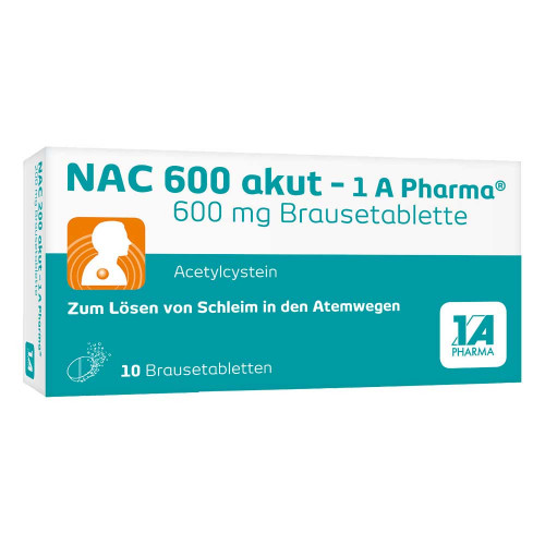 NAC 600 akut-1A Pharma Brausetabletten