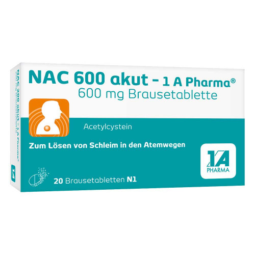 NAC 600 akut-1A Pharma Brausetabletten