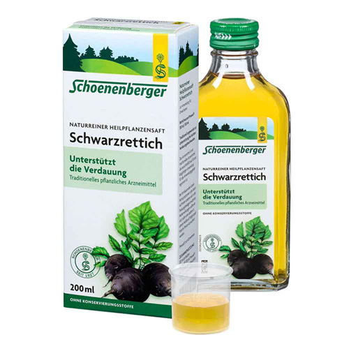 SCHWARZRETTICH Schoenenberger Heilpflanzens&auml;fte