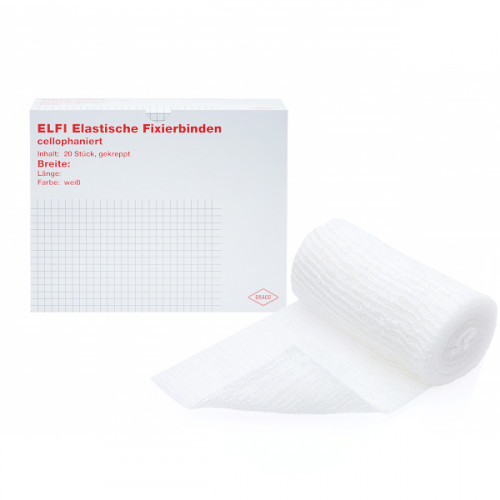 DRACOELFI elast.Fixierbinde 10 cmx4 m gekrep.cello