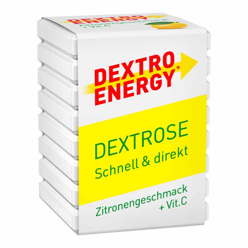 DEXTRO ENERGY Zitrone + Vitamin C W&uuml;rfel