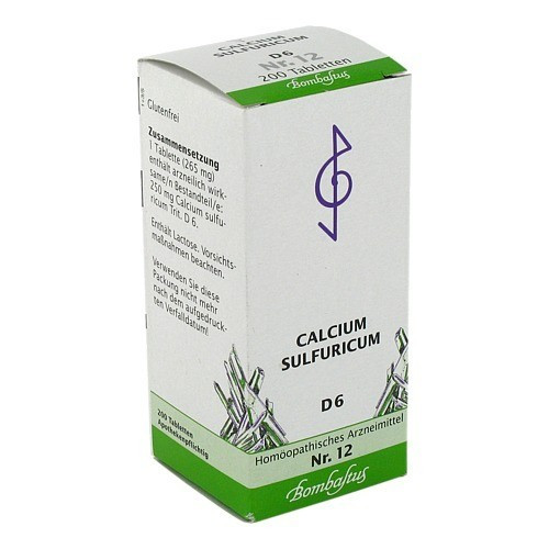 BIOCHEMIE 12 Calcium sulfuricum D 6 Tabletten