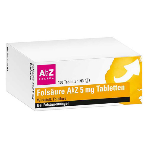 FOLS&Auml;URE AbZ 5 mg Tabletten