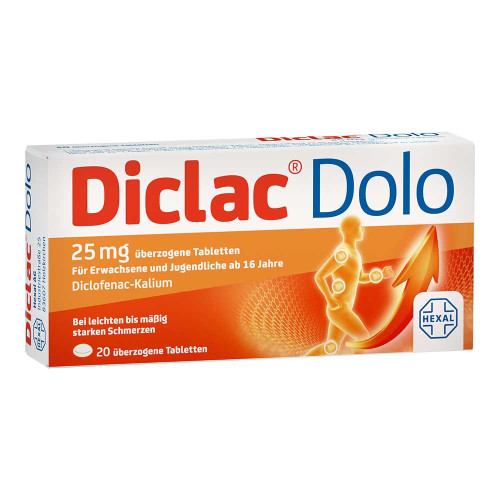 DICLAC Dolo 25 mg &uuml;berzogene Tabletten