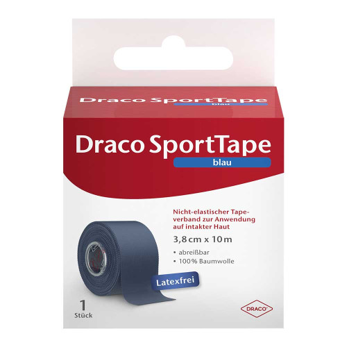 DRACO TAPEVERBAND 3,8 cmx10 m blau