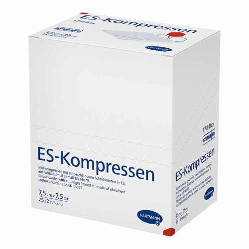 ES-KOMPRESSEN steril 7,5x7,5 cm 8fach