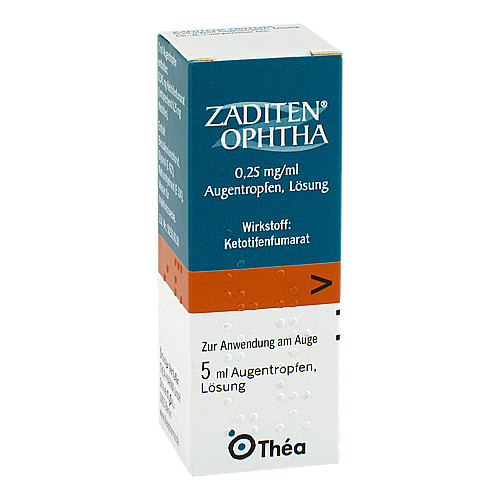 ZADITEN ophtha 0,25 mg/ml Augentropfen