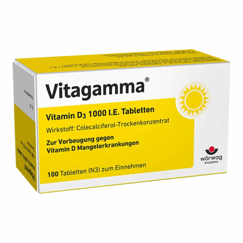 VITAGAMMA Vitamin D3 1.000 I.E. Tabletten
