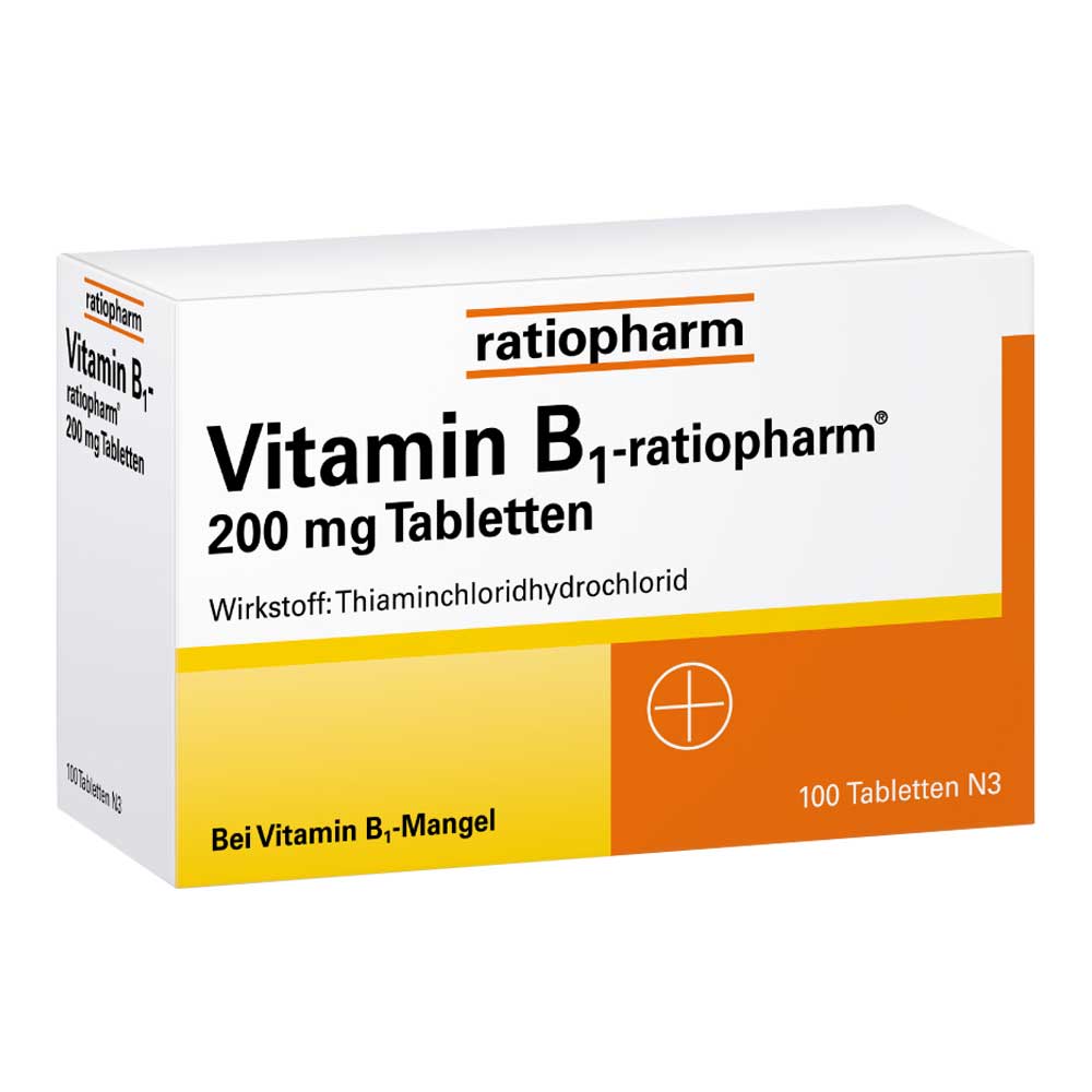 VITAMIN B1-RATIOPHARM 200 mg Tabletten