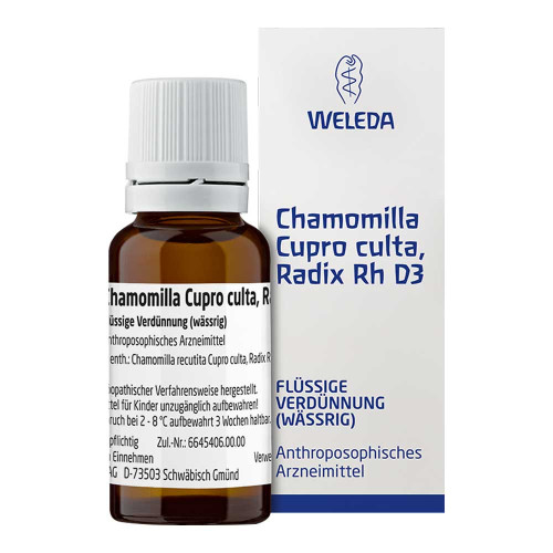 CHAMOMILLA CUPRO culta Radix Rh D 3 Dilution