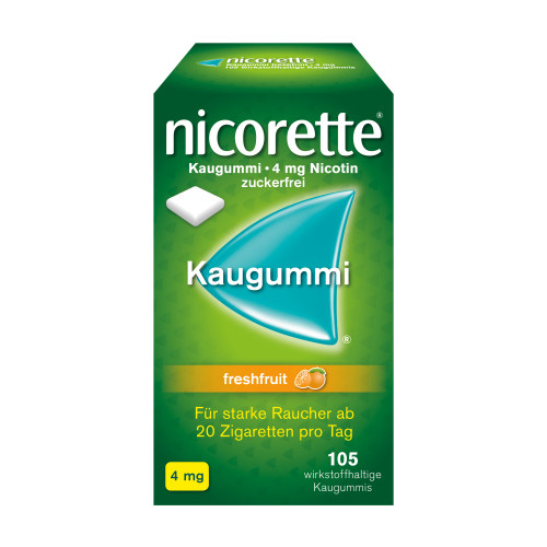 NICORETTE Kaugummi 4 mg freshfruit