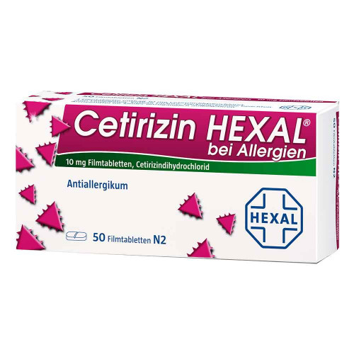 CETIRIZIN HEXAL Filmtabletten bei Allergien