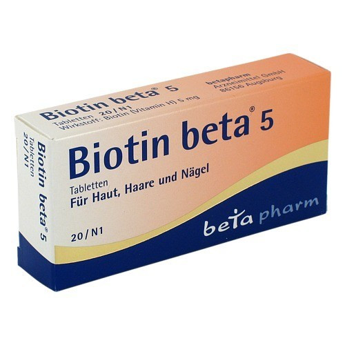 BIOTIN BETA 5 Tabletten