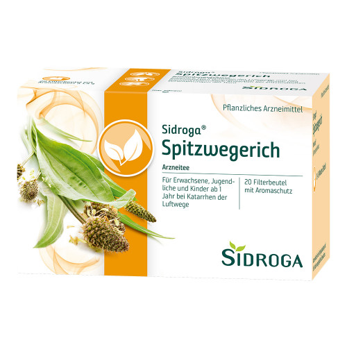 SIDROGA Spitzwegerich Tee Filterbeutel