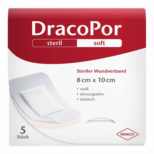 DRACOPOR Wundverband 8x10 cm steril