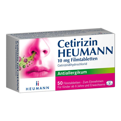 CETIRIZIN Heumann 10 mg Filmtabletten
