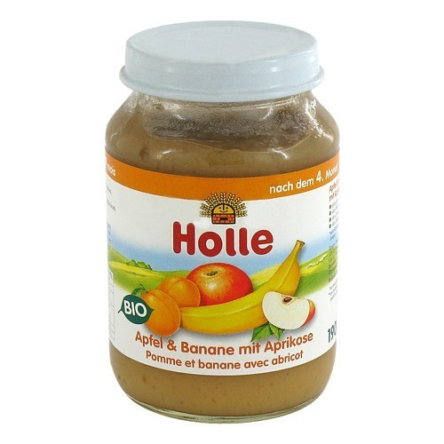 HOLLE Apfel & Banane mit Aprikose