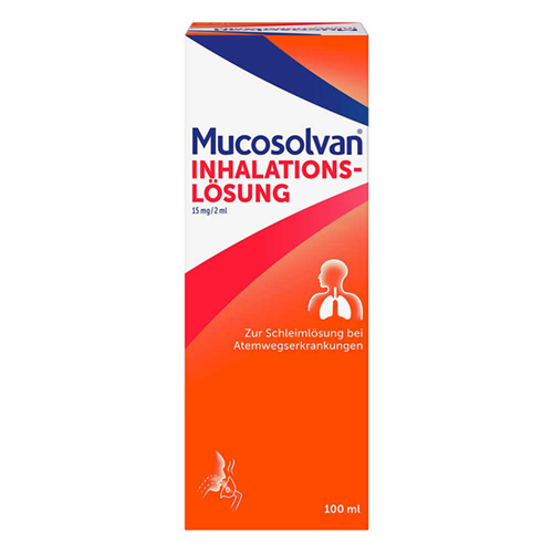 MUCOSOLVAN Inhalationsl&ouml;sung 15 mg Lsg.f.Vernebler