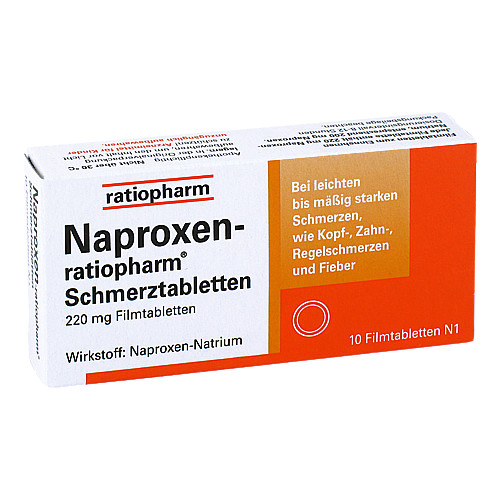 NAPROXEN-ratiopharm Schmerztabl. Filmtabletten