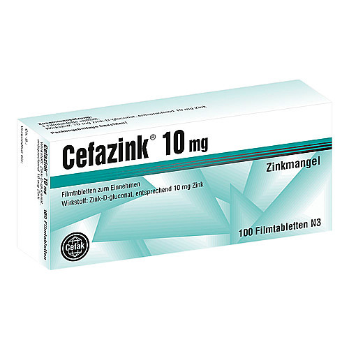 CEFAZINK 10 mg Filmtabletten