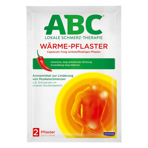 ABC W&auml;rme-Pflaster Capsicum Hansaplast med 14x22
