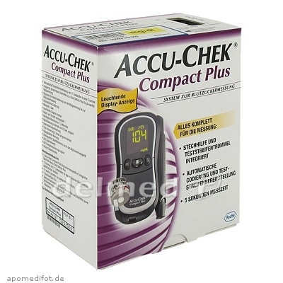 ACCU CHEK Compact Plus II Set mg/dl