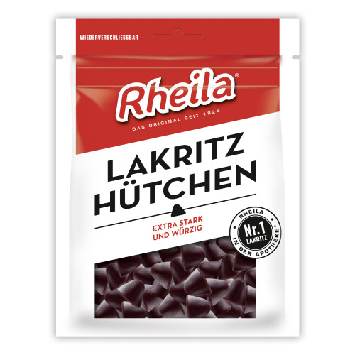 RHEILA Lakritz H&uuml;tchen Gummidrops mit Zucker
