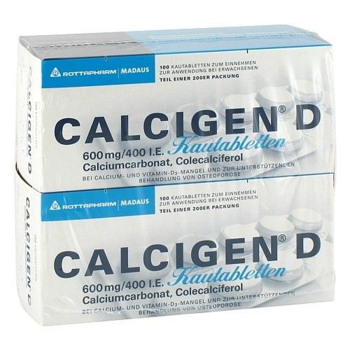 CALCIGEN D 600 mg/400 I.E. Kautabletten