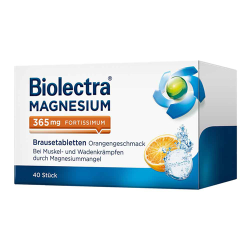 BIOLECTRA Magnesium 365 mg fortissimum Orange