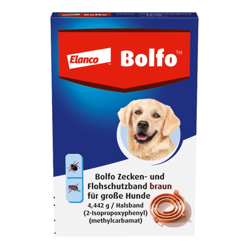 BOLFO Flohschutzband braun f.gro&szlig;e Hunde