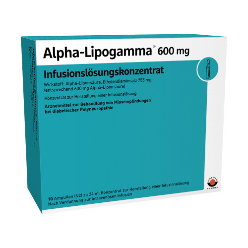 ALPHA-LIPOGAMMA 600 mg Infusionsl&ouml;sungskonz.