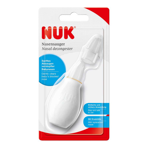 NUK Nasensauger Gr.1 wei&szlig; Krt.