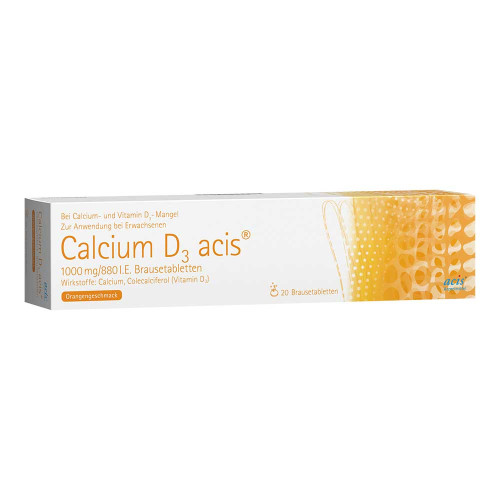 CALCIUM D3 acis 1000 mg/880 I.E. Brausetabletten