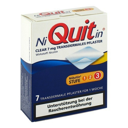 NIQUITIN Clear 7 mg transdermale Pflaster