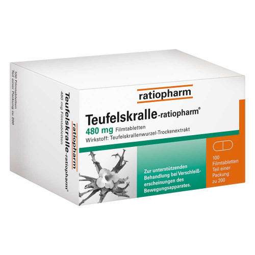 TEUFELSKRALLE-RATIOPHARM Filmtabletten