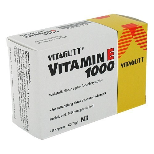 VITAGUTT Vitamin E 1000 Weichkapseln