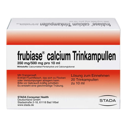 FRUBIASE CALCIUM T Trinkampullen