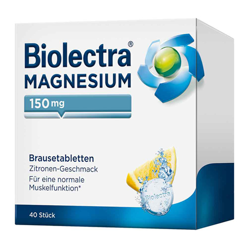 BIOLECTRA Magnesium 150 mg Zitrone Brausetabletten