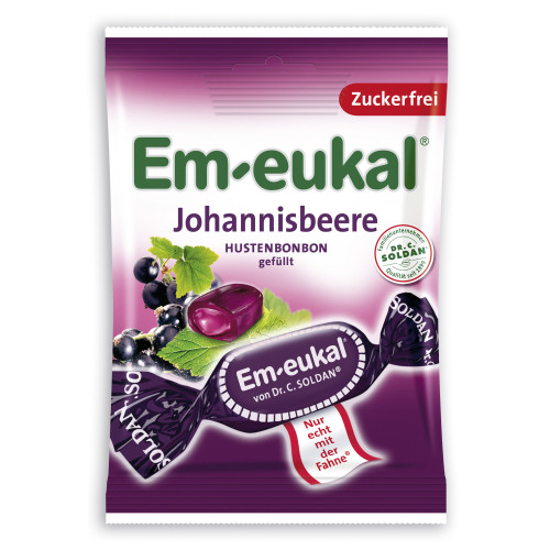 EM-EUKAL Bonbons Johannisbeere gef&uuml;llt zuckerfei