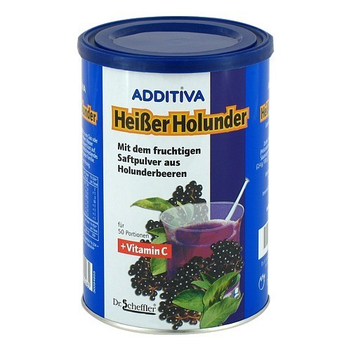 ADDITIVA Hei&szlig;er Holunder Pulver Dose