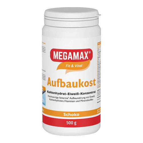MEGAMAX Aufbaukost Schoko Pulver