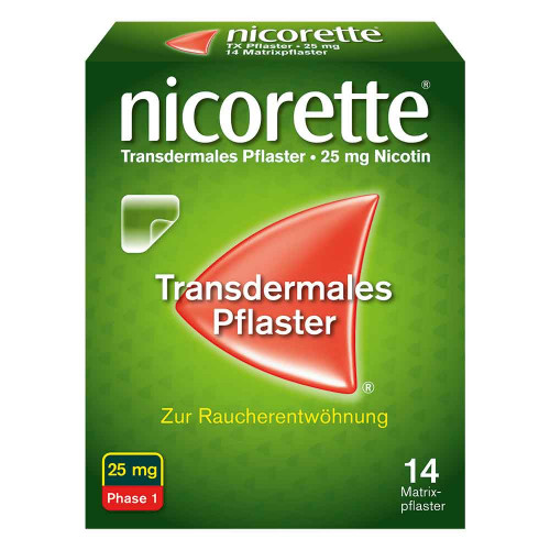 nicorette Nikotinpflaster, 25 mg Nikotin