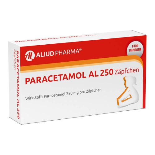 PARACETAMOL AL 250 Kleinkindersuppositorien